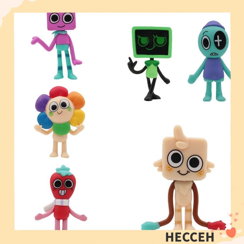 Hecceh 8 ชิ้น/เซ็ตตุ๊กตาโลกของDandy,มินิDIY Dandys World Figuresของเล่น,น่ารักสร้างสรรค์PVCการ์ตูนรุ่นเครื่องประดับของขวัญวันเกิดเด็ก