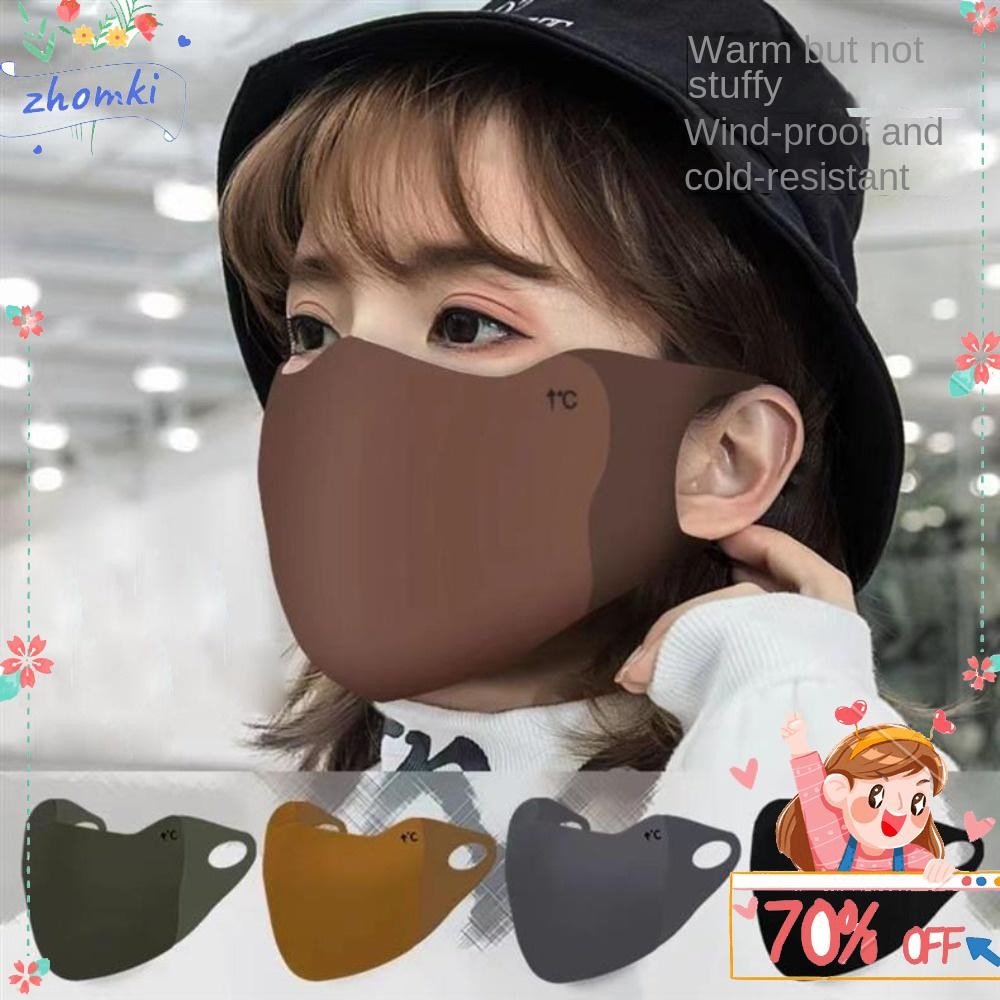 Zhommy89 Warm , Breathable Warm Windproof และ Cold Proof Face, Traceless Anti Pollen Face Cover ผ้าพันคอ Outing