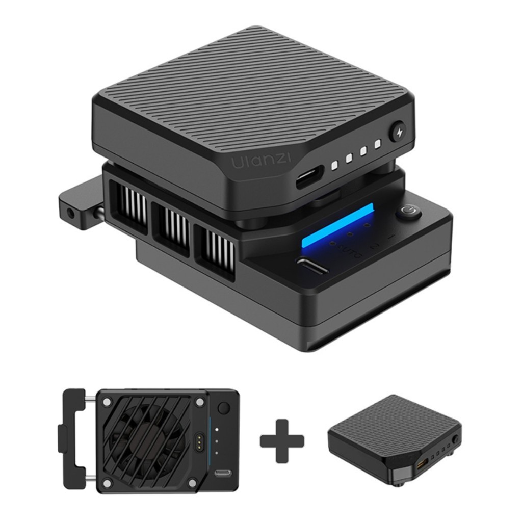Ulanzi CU01 พัดลมระบายความร้อนกล้อง ระบบเทอร์โมสแตท ลดอุณหภูมิ 2-5°C แบต 3000mAh