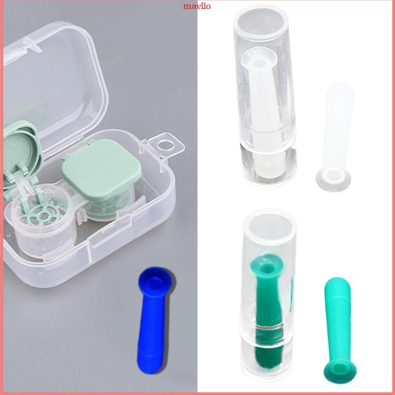 Mavlo คอนแทคเลนส์ Eye Contact Remover Plunger ถ้วยดูด Travel Storage