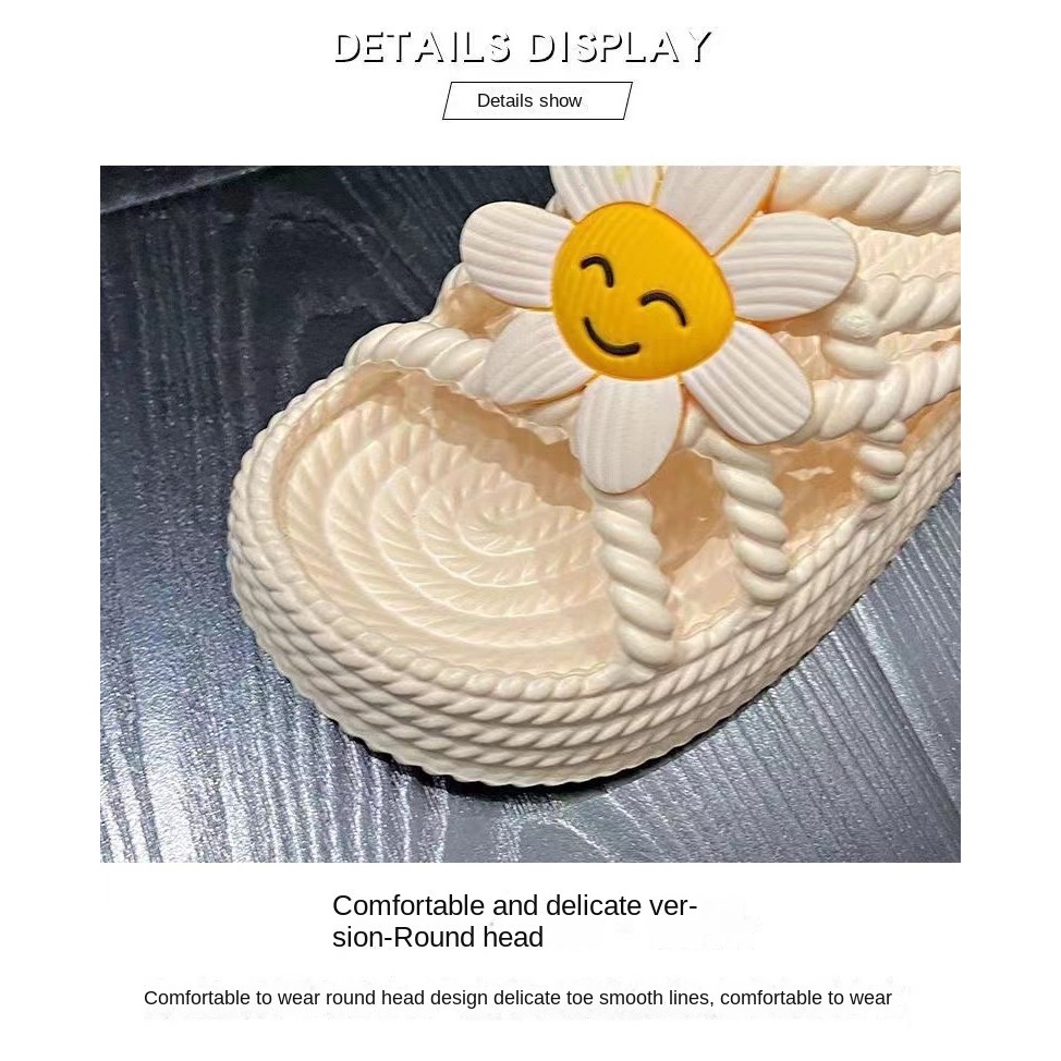 Ata รองเท้าแตะสไตล์ใหม่ผู้หญิงฤดูร้อนสวมใส่ด้านนอกหนาSoled All-Match Beach รองเท้าโรมัน