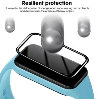 ฟิล์มแก้วนุ่ม / 3D for Xiaomi Mi Band 9 Active 8 Active / Redmi Band 3/2 Smart Band ป้องกันหน้าจอป้องกัน Gores