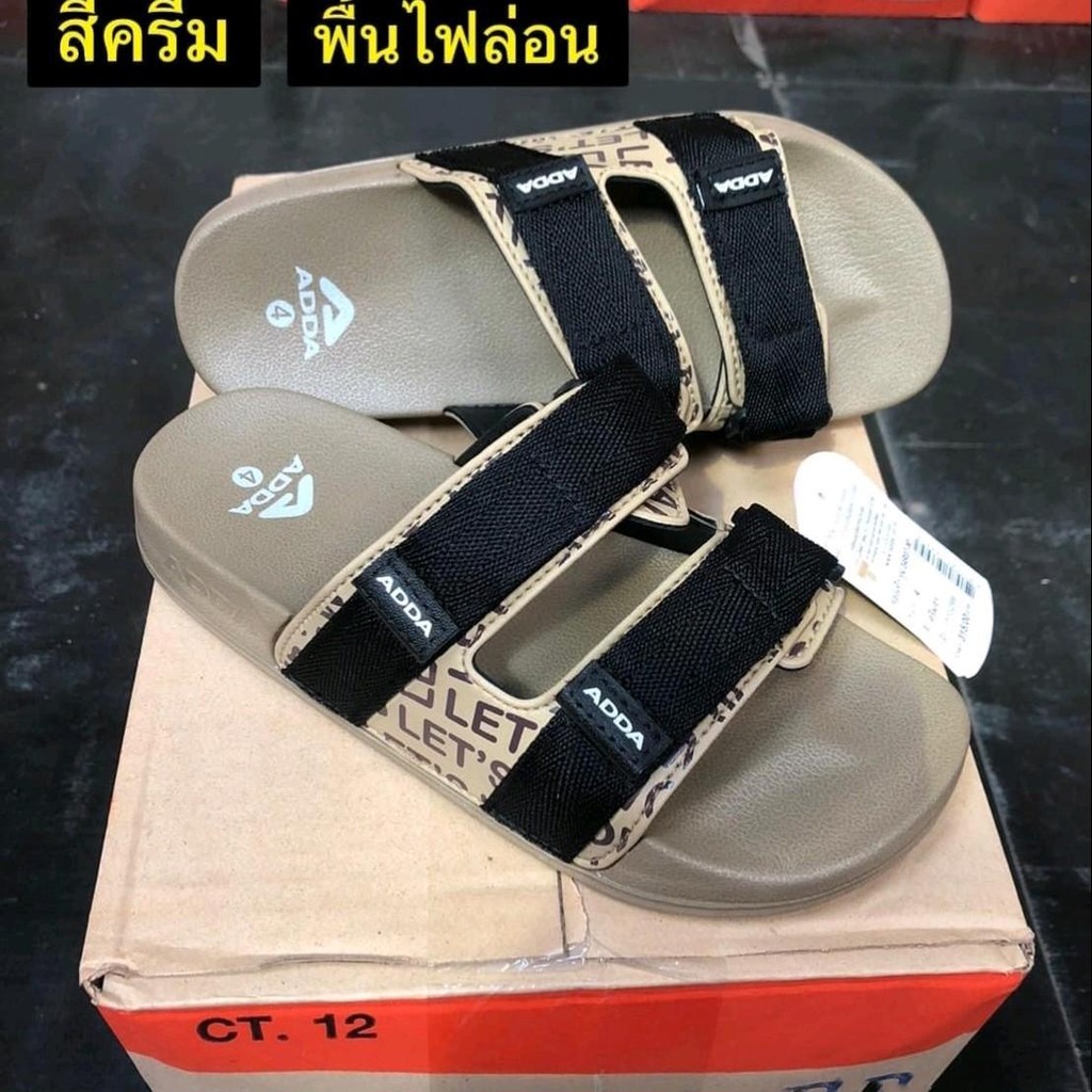 รองเท้าแตะ ADDA รุ่น 34R07M1 Size.4-9 (36-43) ปรับสายได้ พื้นเบา ไม่หนัก.