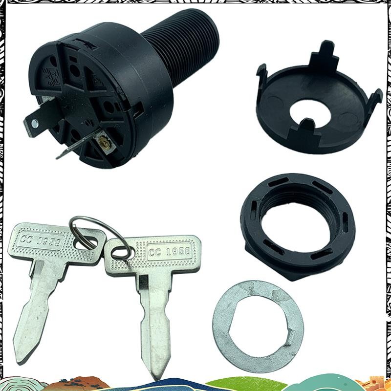 Super Golf Cart Precedent Switch and Key Black Golf Cart Parts for Club Car 2004-Up Electric Golf Ca