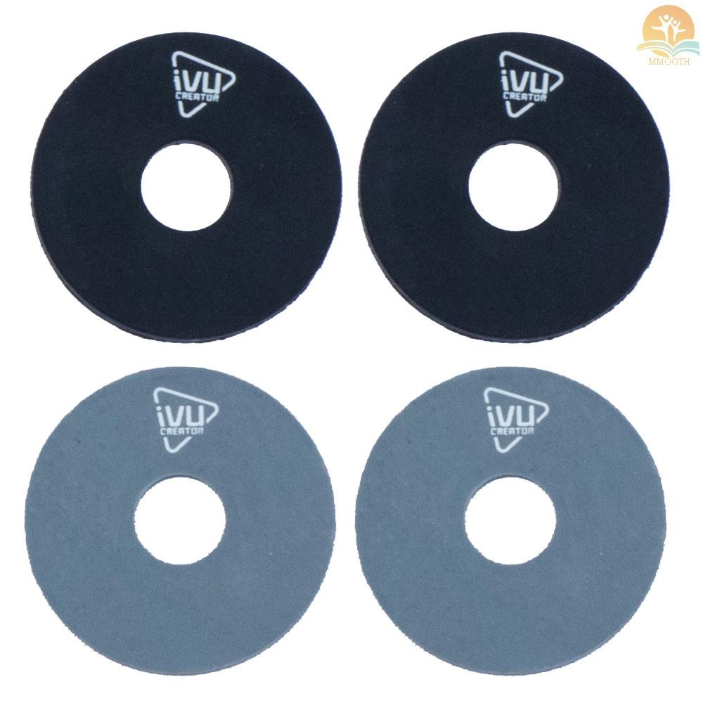 Fast Ship IVU Creator SB Guitar Strap Blocks ล็อคยางเครื่องซักผ้าอุปกรณ์กีตาร์ 4 ชิ้น