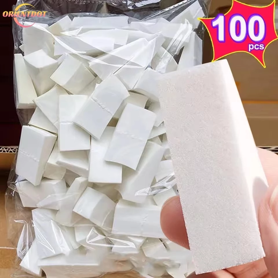 20/40/60/100 ชิ้น ฟองน้ําแป้งสามเหลี่ยม - รองพื้นผิวหน้านุ่มเรียบเนียน Applicators รายละเอียด Latex พัฟแต่งหน้า