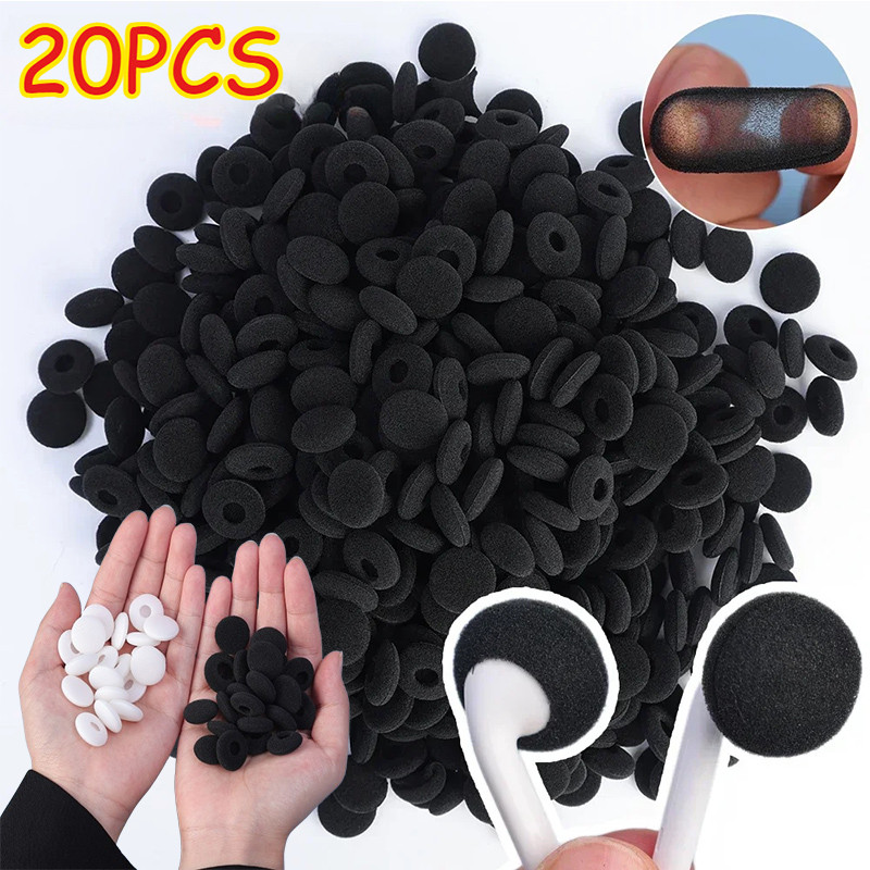 หูฟังโฟมแขนป้องกัน-ฟองน้ําเปลี่ยนบางพิเศษหูฟังบลูทูธกันฝุ่นแผ่นรองหูฟัง