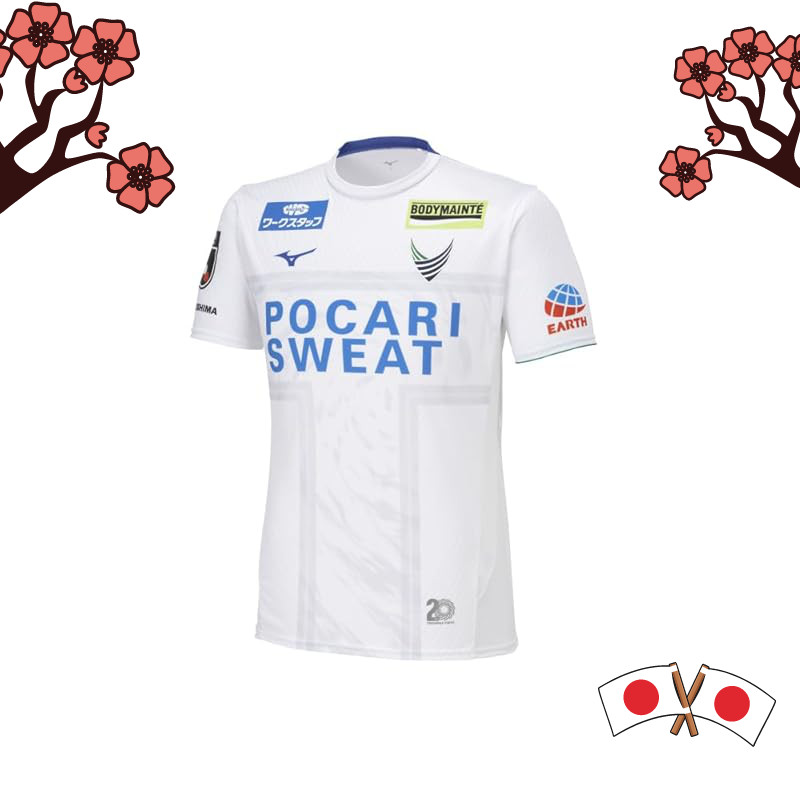 Mizuno 2024 J.League Tokushima Vortis 2nd Authentic Short Sleeve Jersey