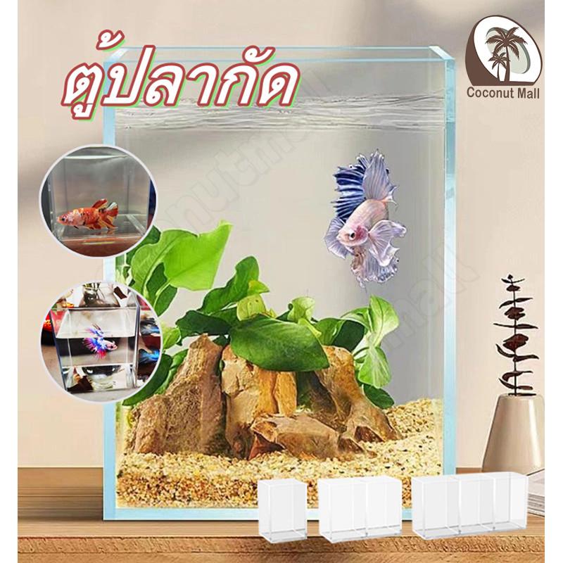ตู้ปลา ตู้ปลากัด โหลปลากัด ตู้ปลาขนาดเล็ก ตู้ปลาเล็ก เหมาะสำหรับเลี้ยงปลากัด ปลาขนาดเล็ก
