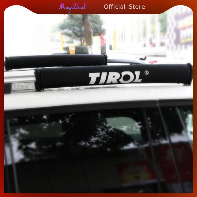 [MAGIDEAL] 2 ชิ้น Universal Soft Oxford Car Roof Rack Protector สําหรับ Kayak Racks 59 ซม.