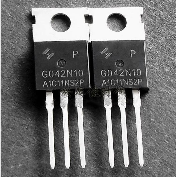 5/10 ชิ้น G042N10 TO-220 GO42N10 G042N10P HYG042N10 HYG042N10NS1P TO220 100 โวลต์/160A N-channel MOS