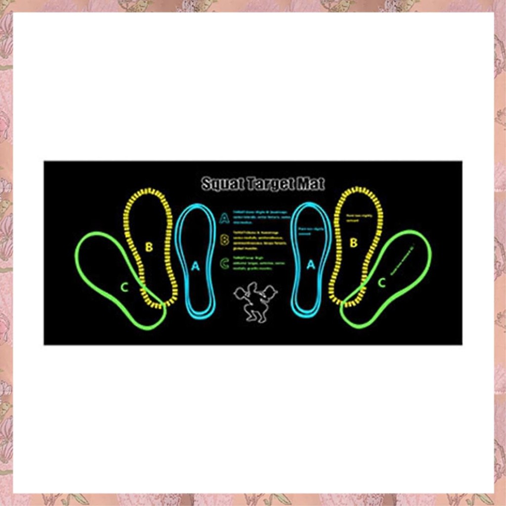 [h3w732xnj.ph] Squat Mat Knee Mat Squat Assist Trainer Pad สําหรับ Glute Training & Weightlifting - 