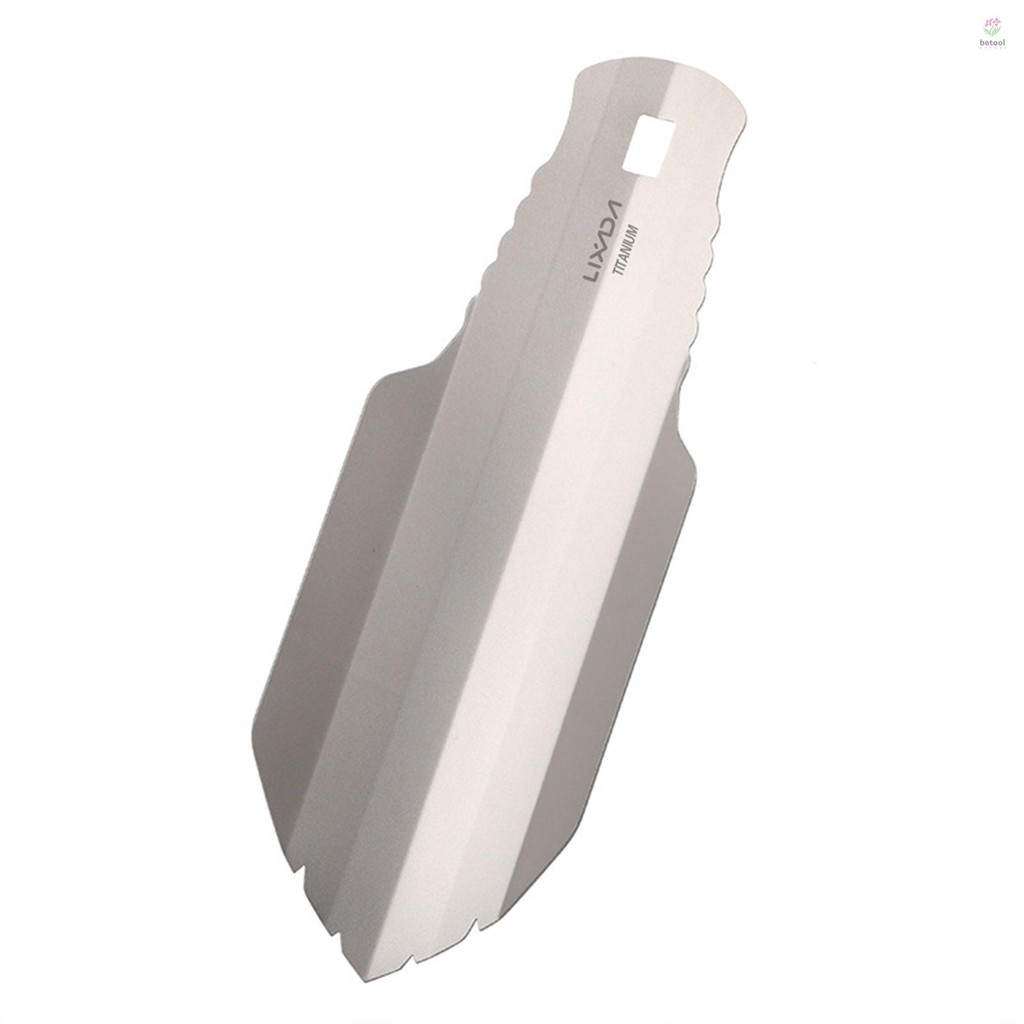 Lixada Titanium Garden Hand Shovel Outdoor Camping Hiking Backpacking Trowel