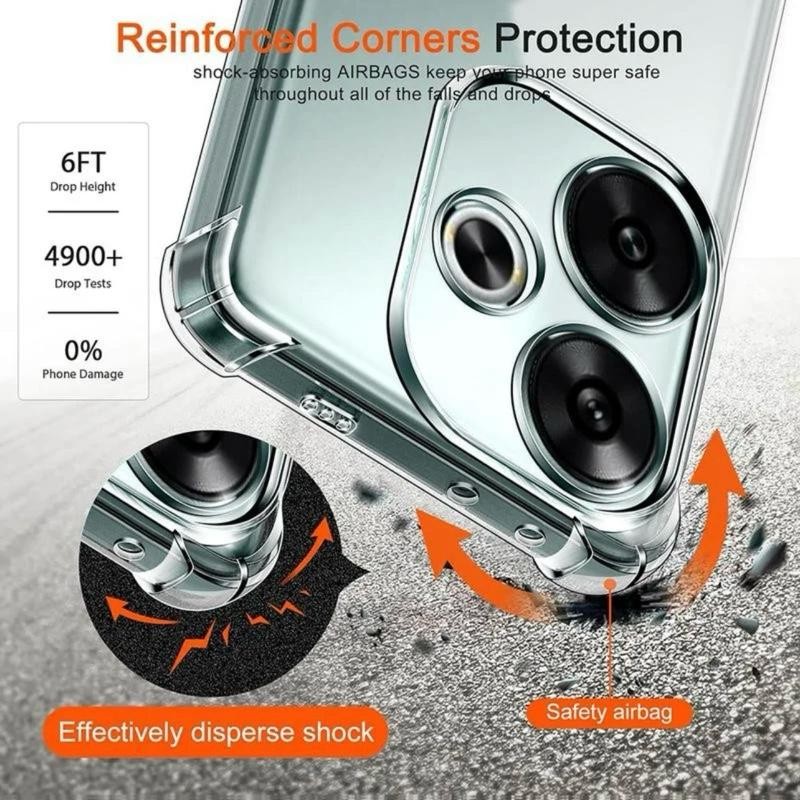 เคสกันกระแทก Case For OPPO A5Pro 5G A3Pro Reno13 Reno12 Reno11 Reno10 Reno8 Reno7 Reno6 A60 A79 A18 A38 A58 A57 A77 A54 - รูปที่ 7