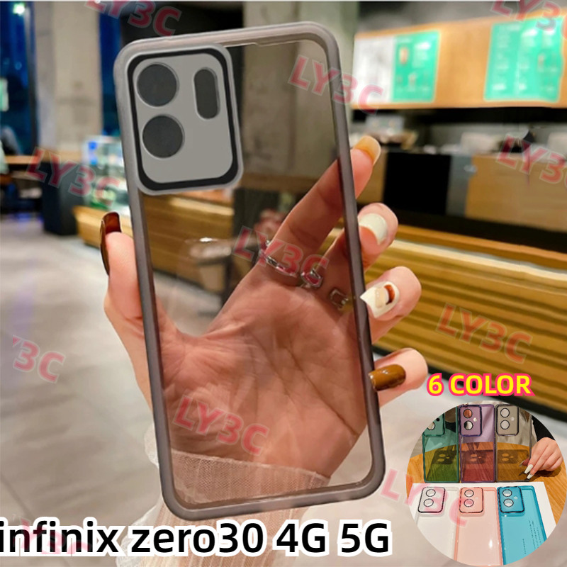COD infinix Zero 30 5G Case infinix Zero 30 4G Case Soft TPU Silicone Plating Transparent Anti Falli
