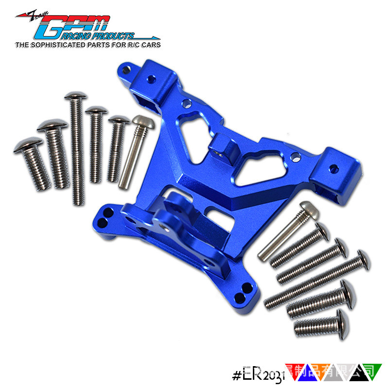 R RC รุ่น Big Bike E REVO 2.0 86086-4 อลูมิเนียมด้านหลังคอลัมน์ผู้ถือชิ้น ER2031