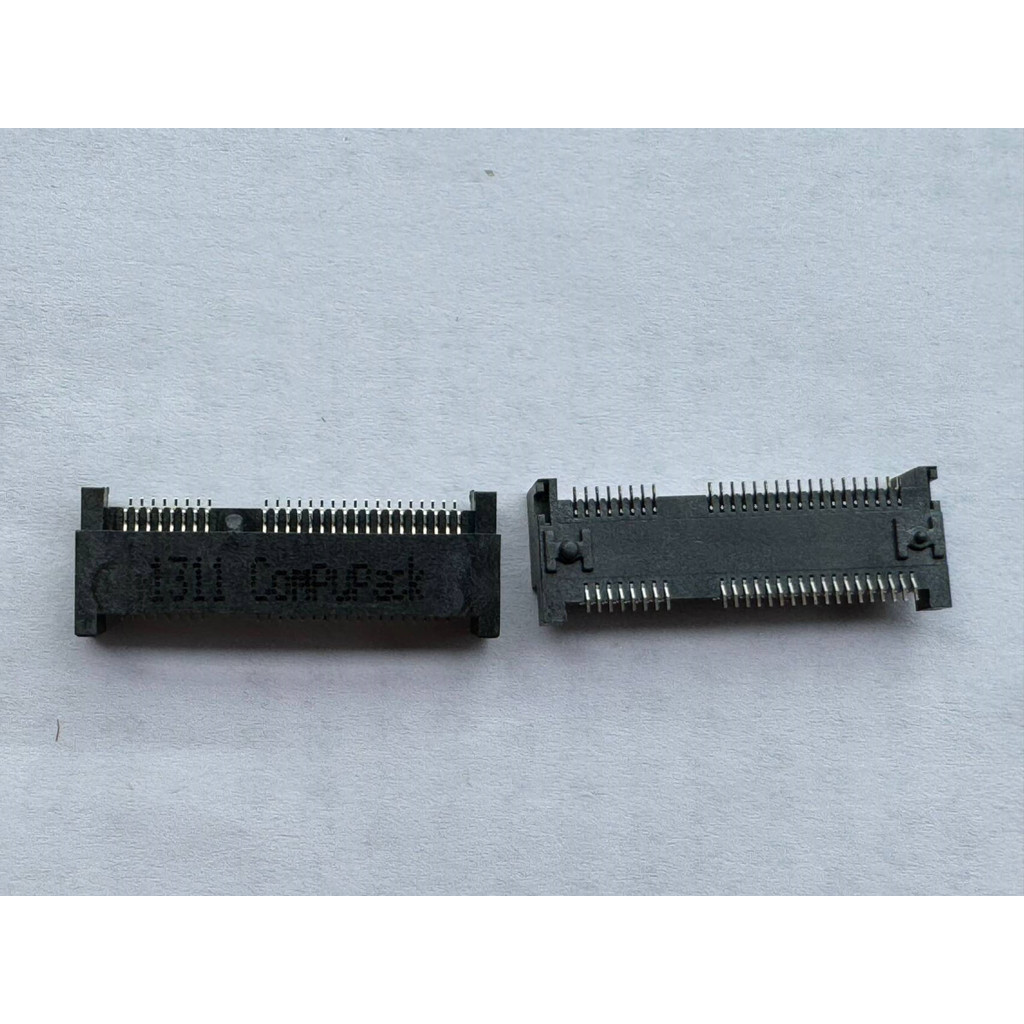 1pcs MINI PCIE ซ็อกเก็ตสล็อต msata Connector Slot ผู้ถือบัตร 52P 5.0H โน้ตบุ๊คการ์ดเครือข่ายสล็อต