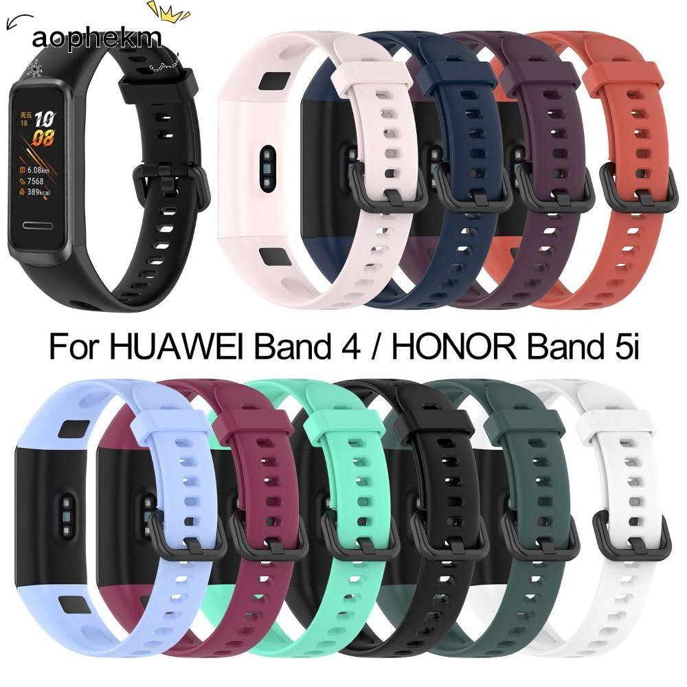 AOPHEKM เปลี่ยนนาฬิกา Smart Watch อุปกรณ์เสริมสร้อยข้อมือสายคล้องคอสําหรับ HUAWEI Band 4 ADS-B29 Hon