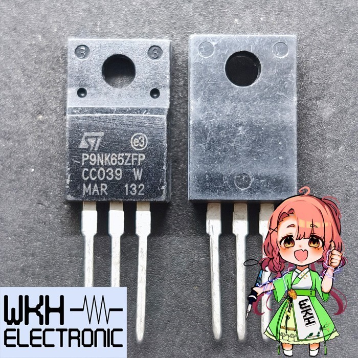 EWR27 P9NK65ZFP STP9NK65ZFP MOSFET N-CH 650V 6.4A TO220