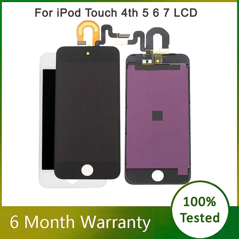 จอแสดงผล AAA+++ สำหรับ iPod Touch 4 5 6 7 จอ LCD ระบบสัมผัสและดิจิไทเซอร์สำหรับ Pantalla LCD iPhone 