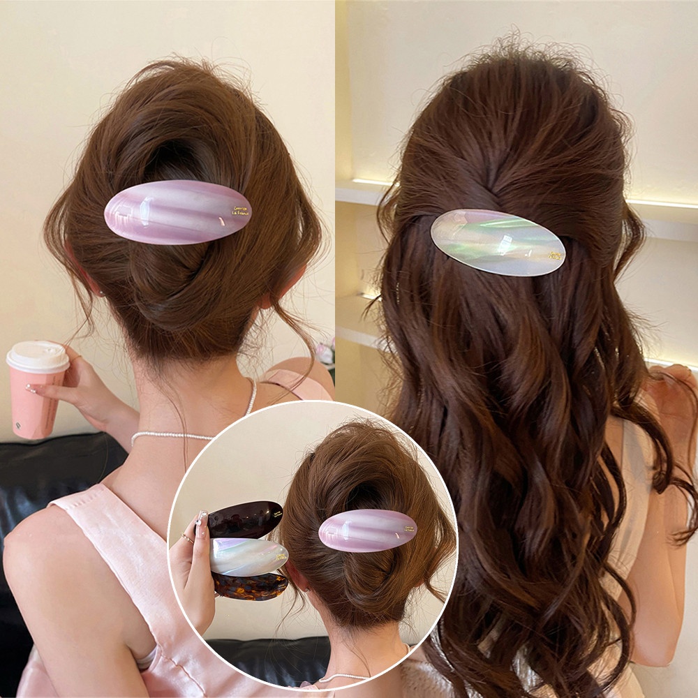 ฤดูใบไม้ผลิคลิปกิ๊บติดผมคว้าคลิปผู้หญิงระดับไฮเอนด์ 2025 ใหม่ด้านหลังหัว หนึ่ง-เส้น เชย เครื่องประดับผมแนวโน้ม