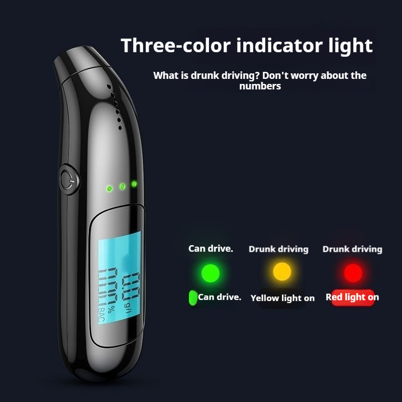 Police Breathalyzer Machine Stick Alcohol Tester Concentration Detector Mouthpiece Alcohol Tester