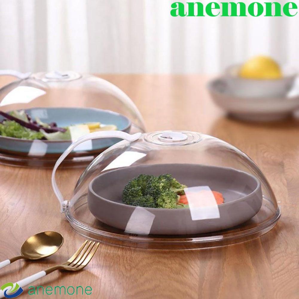Anemone ฝาครอบอาหารไมโครเวฟ BPA ฟรีอุปกรณ์ทําอาหารโปร่งใส 10 นิ้วฝาปิด Guard PP Anti-Splatter ฝาปิด