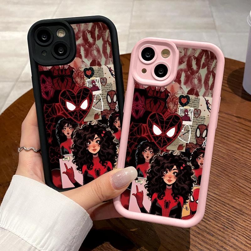 เหมาะสำหรับ VIVO V29 Pro V27 V25 5G V25e S17 S17t T1x 4G U10 U3x กรณีโทรศัพท์มือถือ Cool Loving Spid