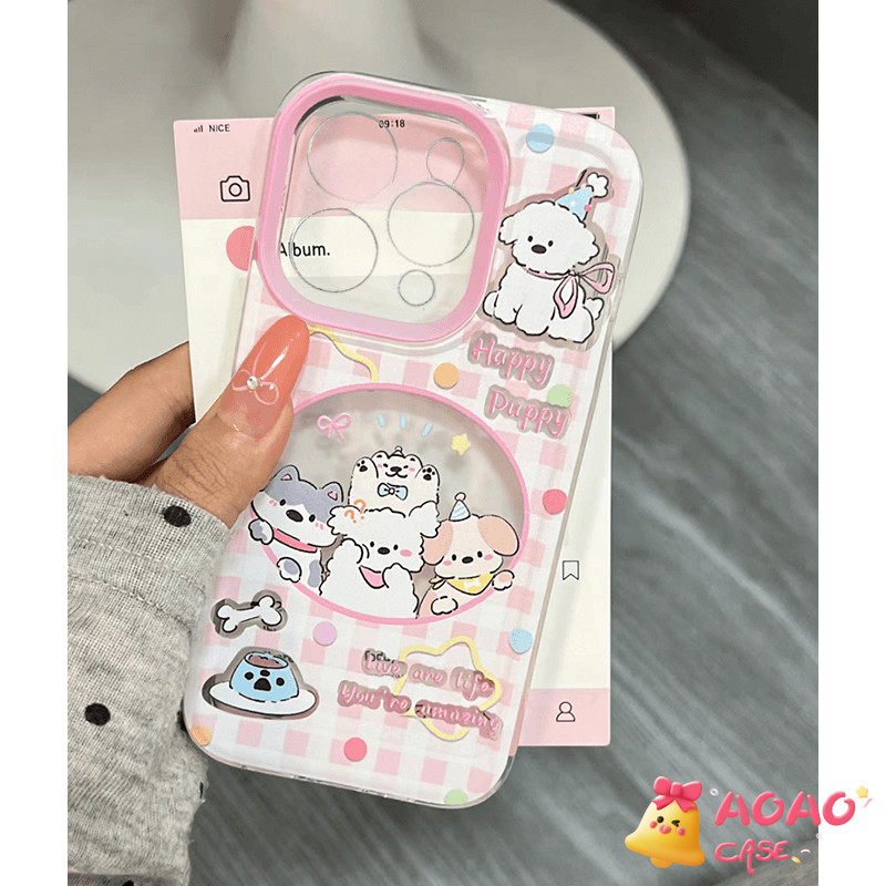 เคสไอโฟน11 13 สำหรับ iPhone 15 11 13 12 14 Pro Max 8 7 14 15 Plus XR X XS Max SE 2020 แมวตัวการ์ตูนน่ารัก
