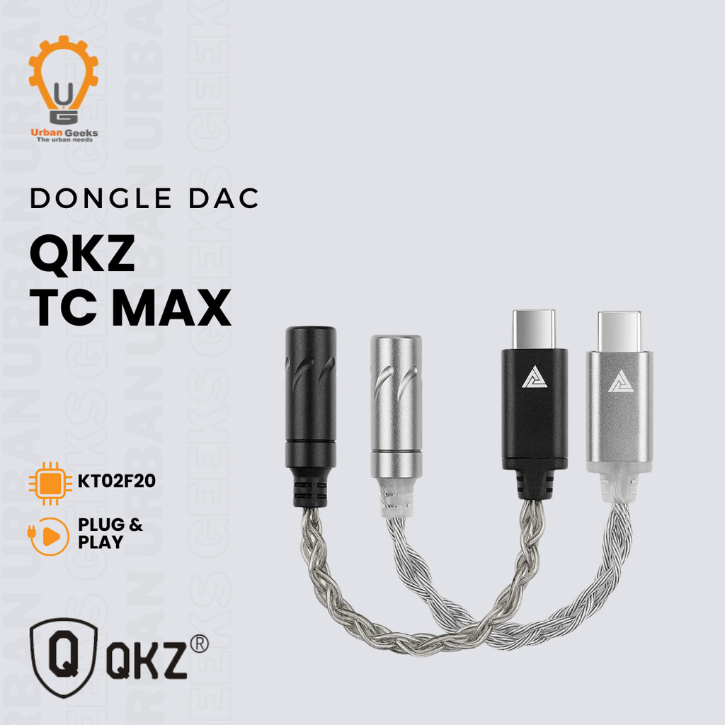 QKZ TC MAX KT02F20 DAC USB Type-C to 3.5mm
