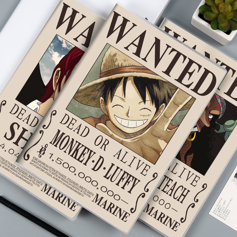 Oriental Selection#One Piece Wanted Notebook Thick Book A5Simple Student Diary Book b5Navigation Kin