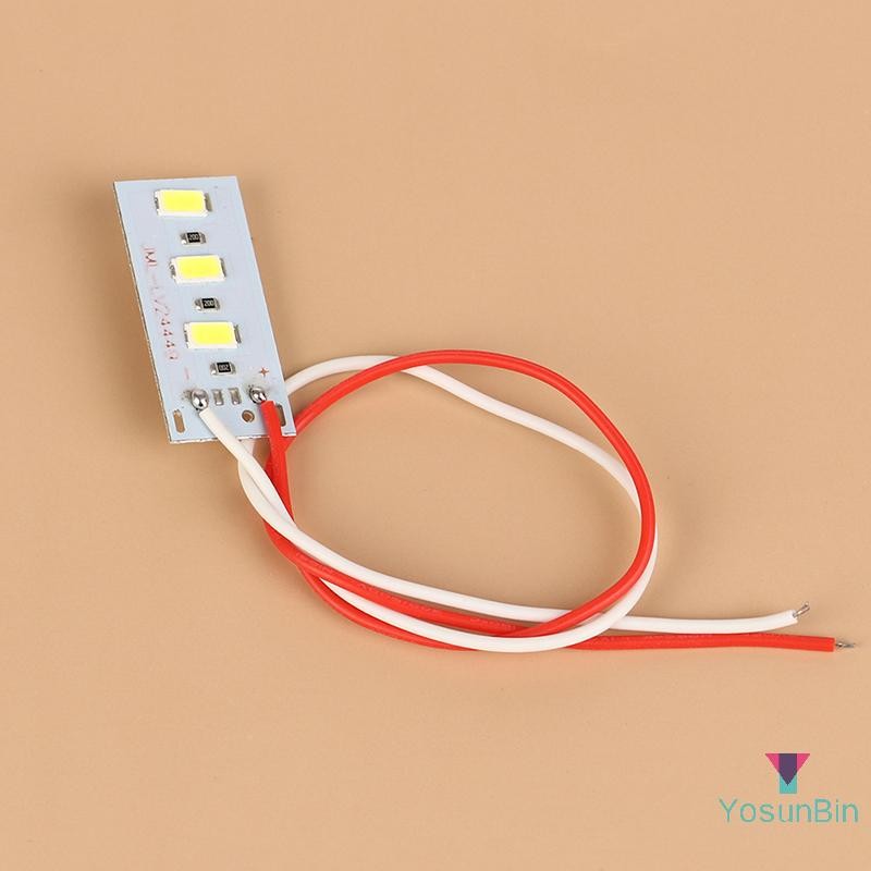 Yosunbin] 1 PC ความสว่างสูง 1.5W 5V LED 5730 โคมไฟสีลูกปัดหลอดไฟบอร์ดพร้อมสายใหม่