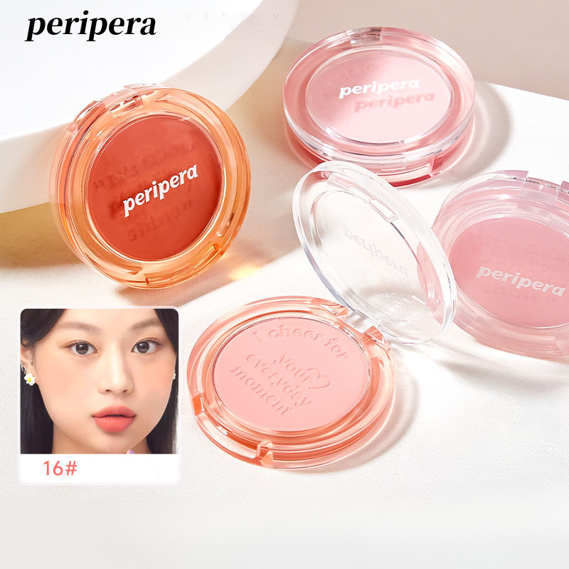 PERIPERA บลัชสีชมพู พีช สีเดียว บลัชออน สีม่วง ไฮไลท์เนื้อแมท