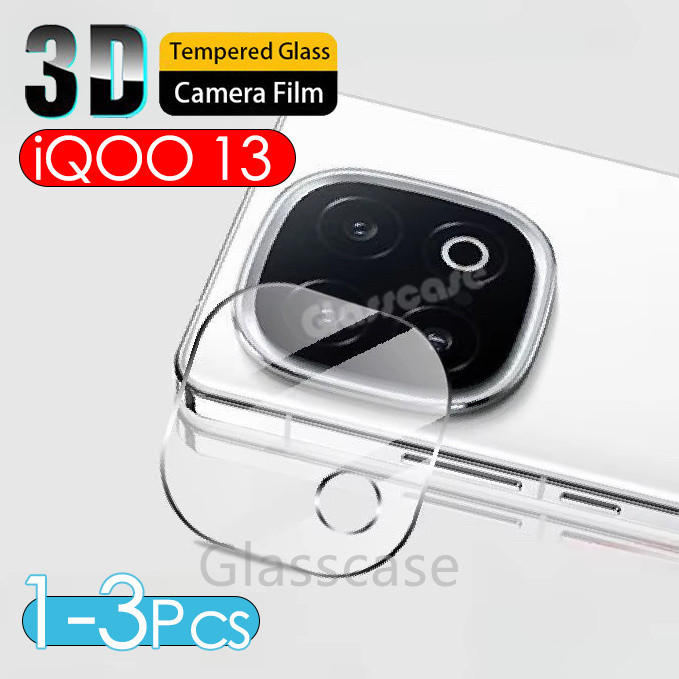 1-3 ชิ้น 3D 9H โค้งกระจกนิรภัยสําหรับ Vivo iQOO 13 1 3 iQOO13 13iQOO V2408A 5G 2024 กล้องเลนส์ป้องกันหน้าจอเต็มรูปแบบป้องกันฟิล์มแก้วปกหลัง