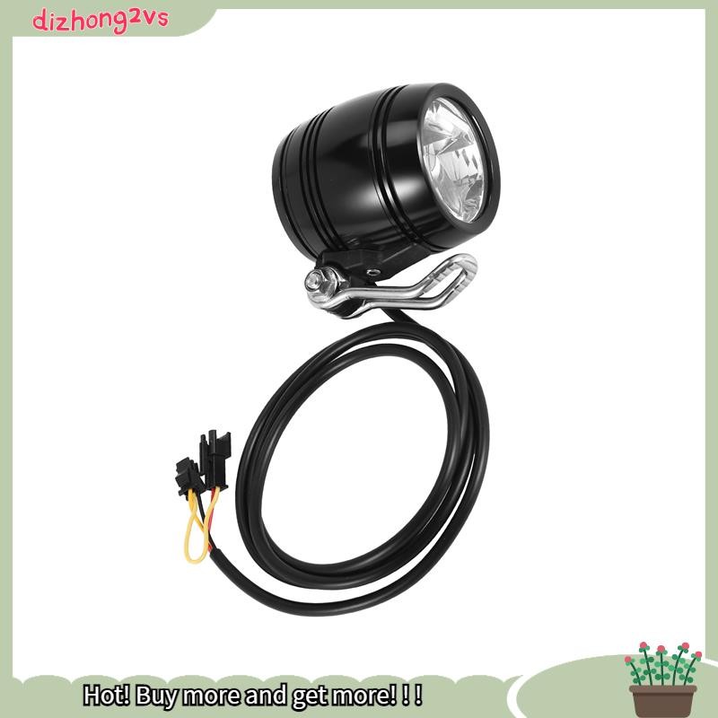[dizhong2vs]6V-80V 24V 36V 48V 60V Universal Compatible 3W 100LUX จักรยานไฟฟ้าจักรยาน E-Bike ไฟหน้าไ