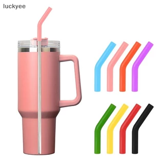 Luckyee 6 ชิ้น/เซ็ตซิลิโคนอ่อนฟางครอบคลุมหลอดเคล็ดลับครอบคลุม Fit สําหรับ 9 มม.กว้างสแตนเลสหัวฉีดหลอด TQ