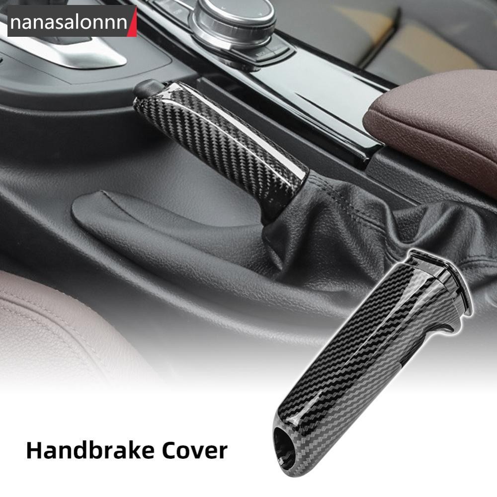 Nanasn| รถเบรคมือเบรคฝาครอบ Shift Lever Cover COLLAR คาร์บอนไฟเบอร์สีสําหรับ BMW E46 E90 E92 E60 E61