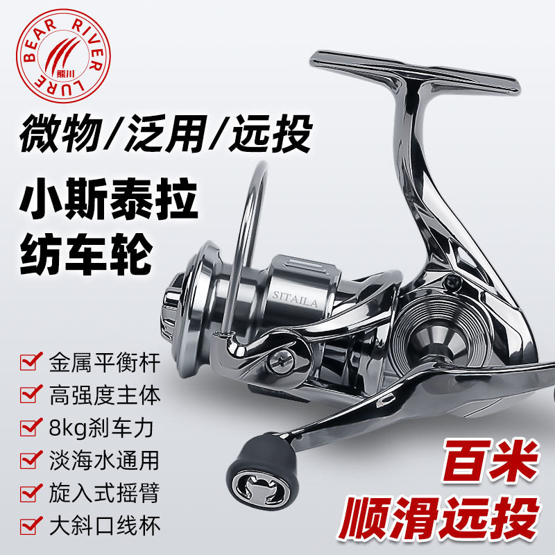 Xiongchuan ผลิตภัณฑ์ในประเทศ Stella Lure Micro-Object Spinning Wheel Lure Spinning Wheel Long-Castin
