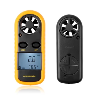 🚚ท้องถิ่น🚚 LCD Digital Anemometer เครื่องวัดความเร็วลมวัดความเร็วลมวัดเครื่องวัดเทอร์โมมิเตอร์
