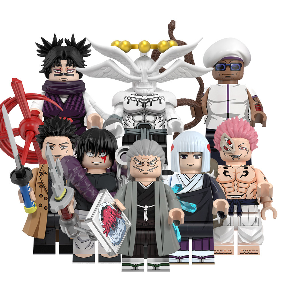 ใหม่อะนิเมะ Choso Makora Atsuya Miguel Sukuna Uraume Toji Naobito Building Blocks ของเล่นเด็ก