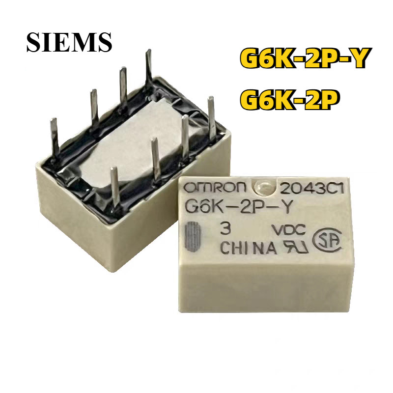 ใหม่รีเลย์เดิม G6K-2P-Y-3V 5V 4.5V 12V 24V G6K-2P-5V G6K-2P-12V รีเลย์