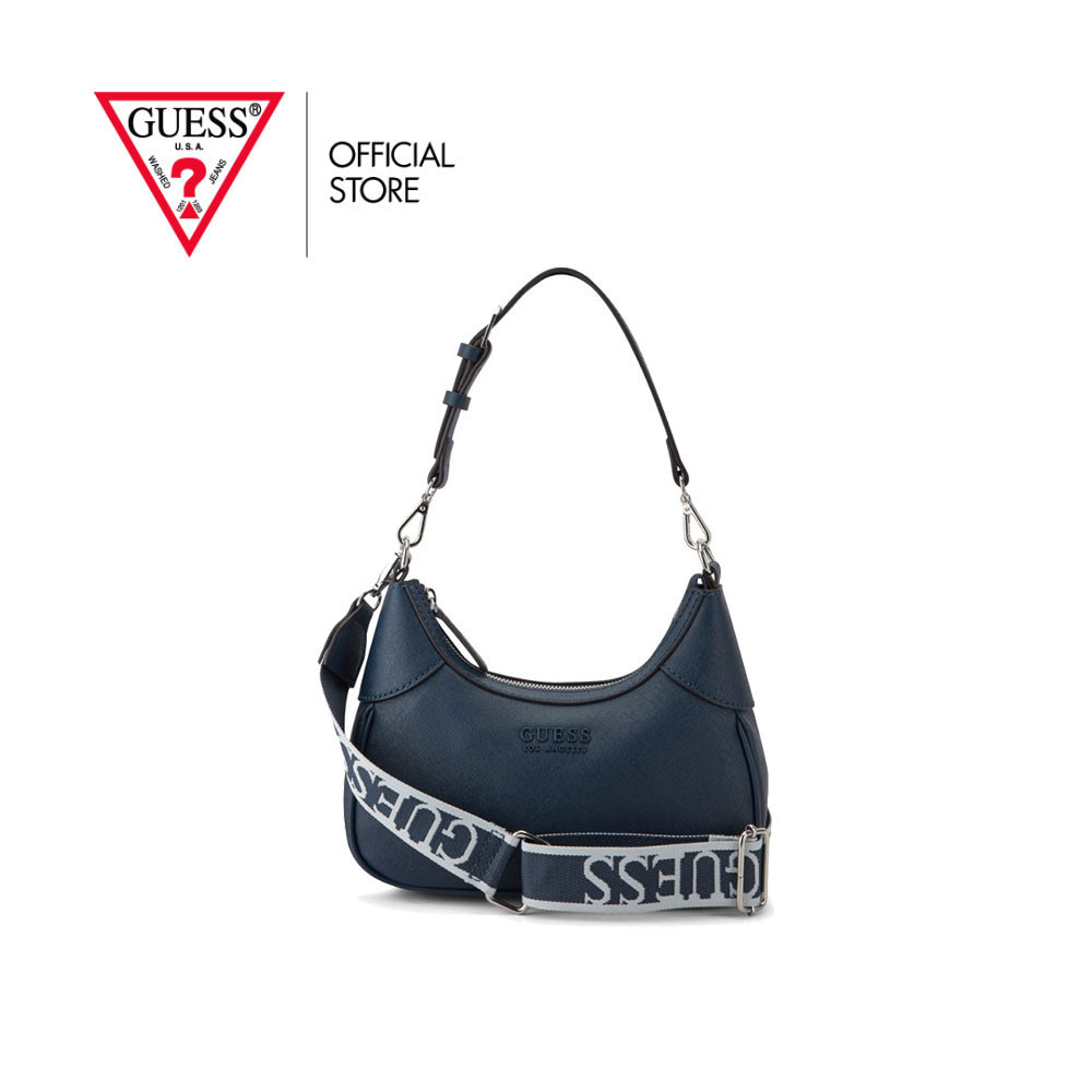 GUESS กระเป๋า รุ่น SF943669 BERKTON MINI TOP ZIP BLUE สีฟ้า