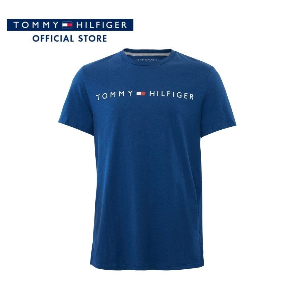 [Special Collection] Tommy Hilfiger เสื้อยืดแขนสั้นผู้ชาย รุ่น 78J4189 C3I - สีน้ำเงิน