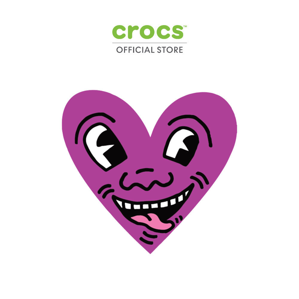 CROCS ตัวติดรองเท้า JIBBITZ HARING HEART