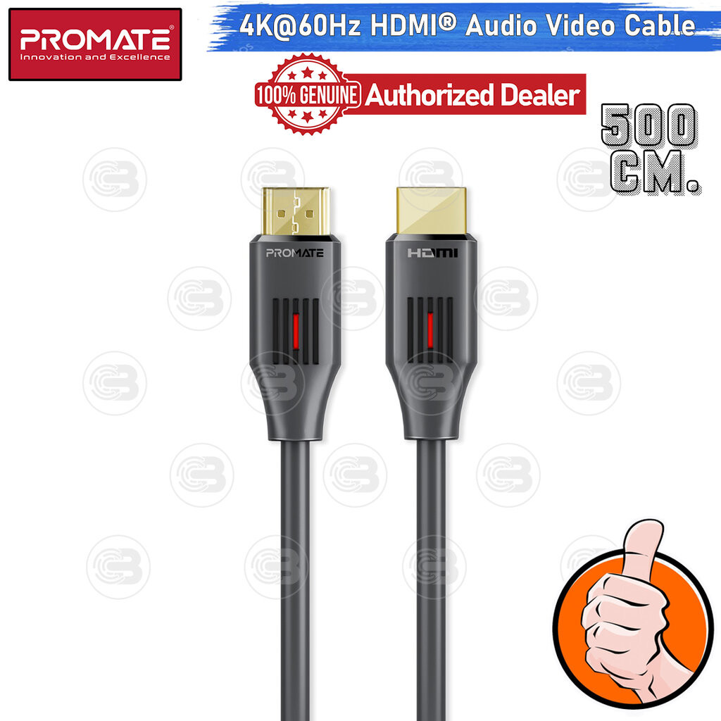 [CoolBlasterThai] PROMATE HDMI To HDMI 4K@60Hz 5.0M (PROLINK4K60-500) (2Y Warranty)