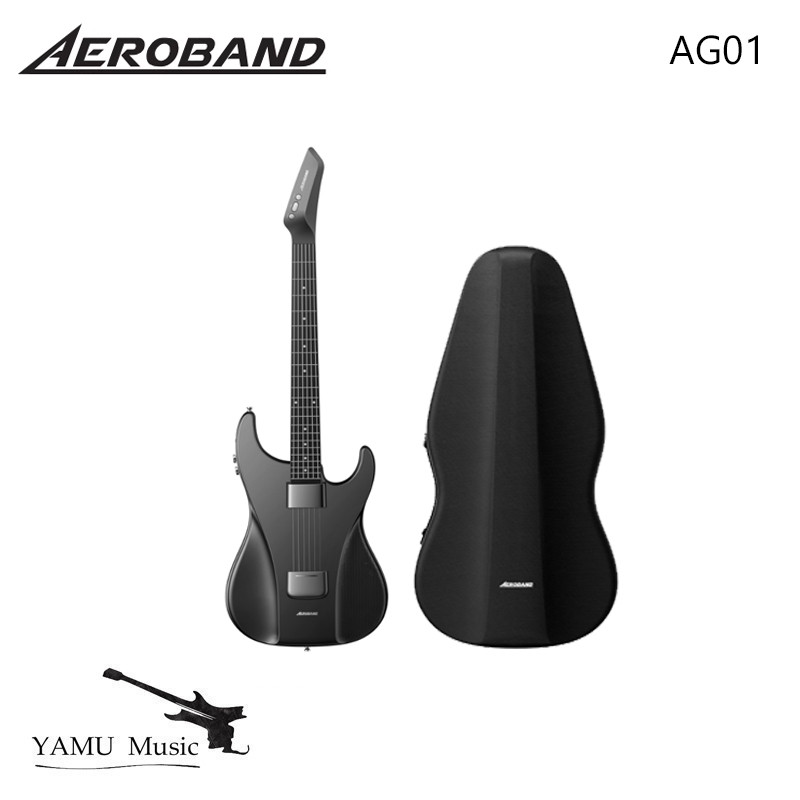 Aeroband Air Band Guitar อัจฉริยะอิเล็กทรอนิกส์เล่นและร้องเพลงกีตาร์ไร้เชือกกึ่งอัตโนมัติการปิดกั้นแ