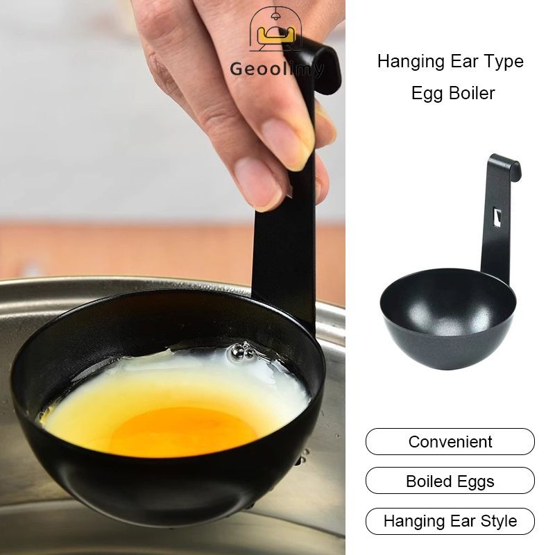 หม้อสแตนเลสต้มไข่สร้างสรรค์ไข่ดาว แขวนหูแม่พิมพ์ไข่ต้ม หม้อไข่ต้น ทำอาหารเช้าง่ายขึ้น เหมาะสำหรับตั้งแคมป์ ✨Geoo