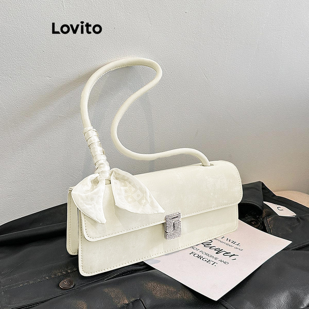 Lovito กระเป๋าธรรมดาหรูหราสำหรับผู้หญิง LFA49358