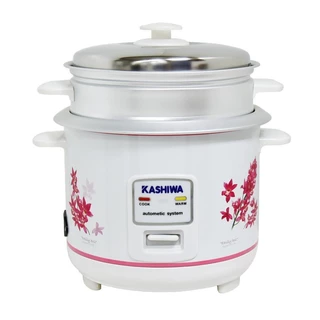 Kashiwa รุ่น RC-114 หม้อหุงข้าว หม้อหุงข้าวไฟฟ้า 1 ลิตร (L) มีทัพพี และถ้วยตวง พร้อมซึ้งนึ่ง