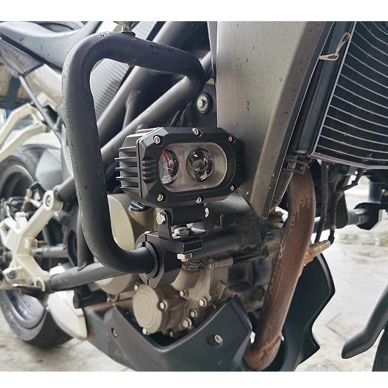 2ชิ้นมินิขับรถแสงวงเล็บไฟวงเล็บรถจักรยานยนต์อุปกรณ์เสริมโคมไฟส่วนประกอบ